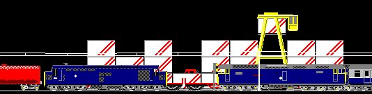 Screenshot from Railway 32 Screensaver. Graphics Mark Goodspeed